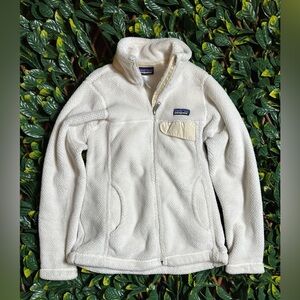 Patagonia W's Full-Zip Re-Tool Jacket in Raw Linen - White X Dye Size XS